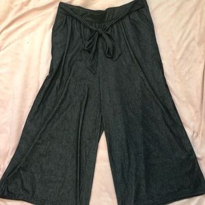 🎈3/$20🎈Wide leg trousers, grey (stretchy)